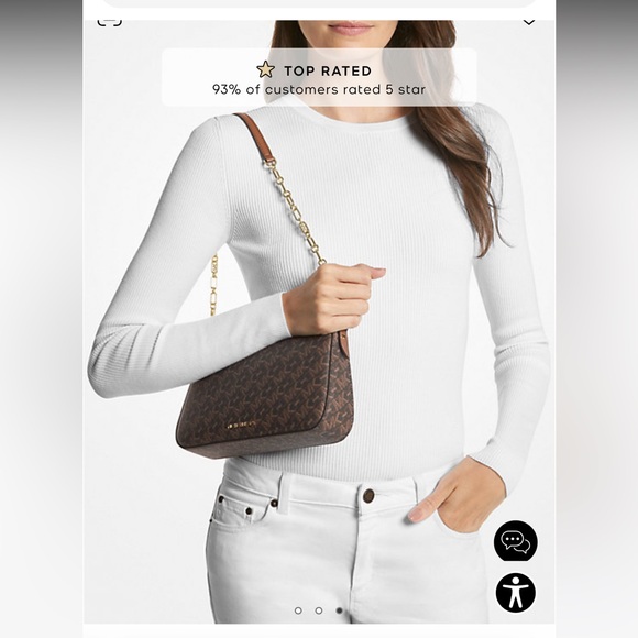 Michael Kors Empire Medium Chain-Like Pochette(Shoulder Bag) - Picture 6 of 7